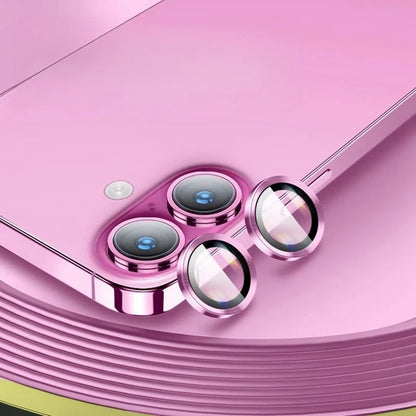 Aluminum Metal Ring Camera Protector For iPhone 17 17Air Rear Lens Tempered Glass Cover For iPhone 16 16Plus Lens Protective Cap