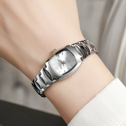 Elegant Women Watches Fashion Square Analog Quartz Watch For Ladies Wristwatch Clock Reloj Mujer（Without Box）