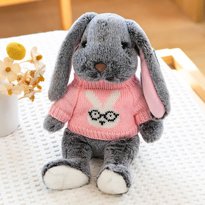 15 Styles Kawaii Soft Rabbit Cute Dolls Plush Toys Kids Stuffed Animals Baby Long Ear Bunny Sleeping Plushie Toy Birthday Gift