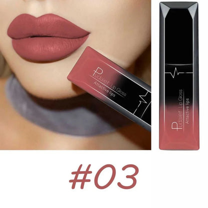 Matte Liquid Lipstick 17 Colors, Long Lasting Lip Gloss, Velvet Lip Cream, High Pigment, Non-Stick Cup, Sexy Finish