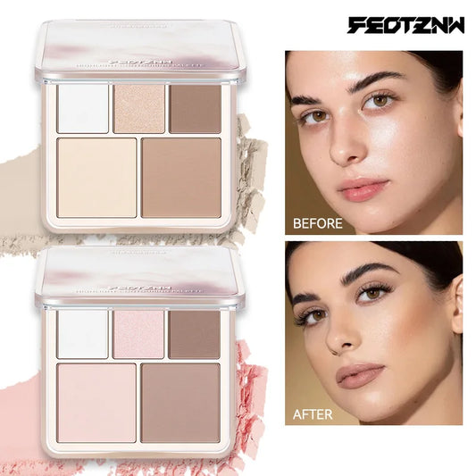 Feotznw Light and Shadow 3D Contusion High Disc Matte Comprehensive five-color Disc Profile and Nose shadow integrated