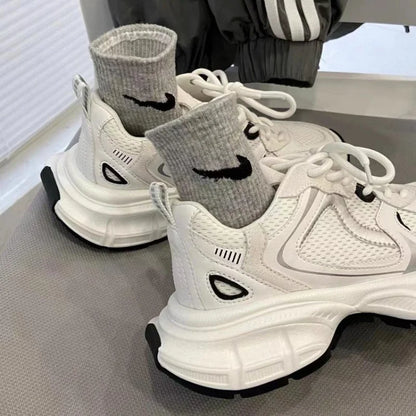Women's Luxary Sneakers 2025 Mesh Breathable Shoes for Women Sports Running Casual Ladies Fitness Vulcanize Shoes Baskets