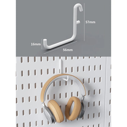 Office Desktop Pegboard With Storage Boxes, Large - Capacity Drawers, And Free - Combination Design.