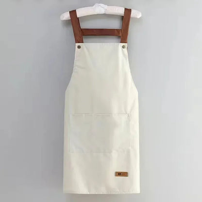 Kitchen Household waterproof and antifouling large pocket hotel restaurant coffee shop food Western pastry work clothes apron