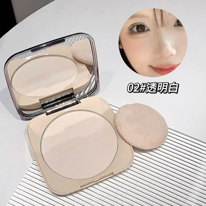 kakashow Setting Powder Oil Control Makeup Setting Brightening Skin Tone Setting Powder With Mirror Compact Portable Makeup
