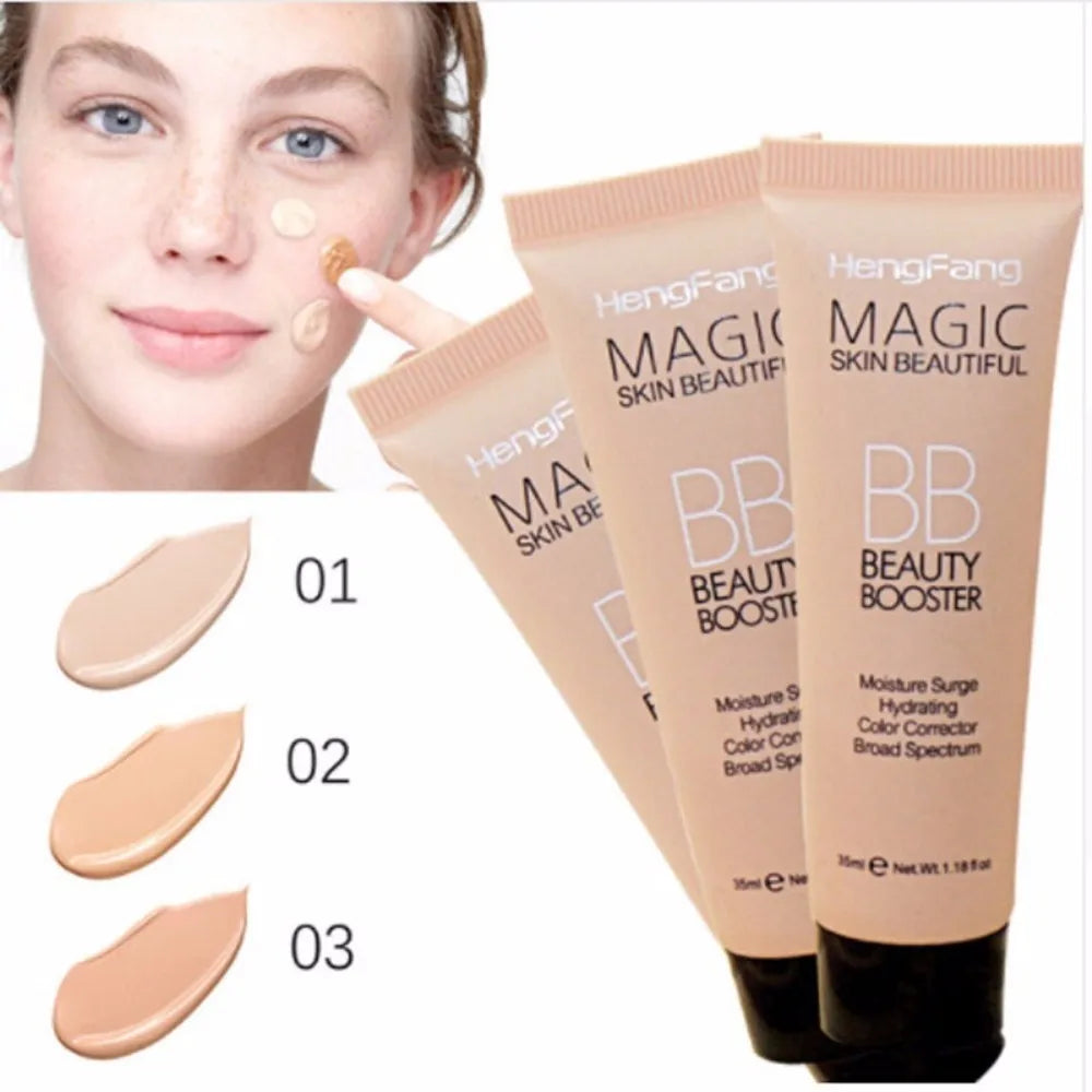 BB Cream Concealer Liquid-Based Full Coverage Cream Waterproof Long-Lasting Liquid Foundation Korean Makeup Make Up