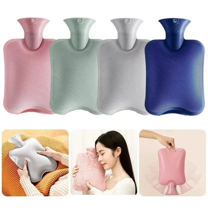 1000/2000Ml large-capacity hot water bag Removable hot water bag can be reused Women's belly warmer, hand warmer hot water bag