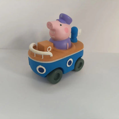 Cute Little Car Pepppa Pig George Series Plush Toy for Boys and Girls Children's Toy Childhood