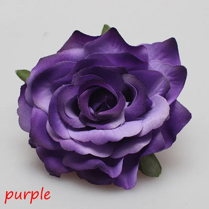 Fashion Festival Elegant Bridesmaid Hair Jewelry Bridal Flower Hair Clip Double Rose Hairpin Wedding Accessories