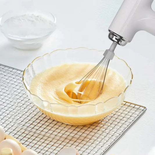 1 Portable electric mixer and mixer - USB charging, wireless, portable, lightweight, easy to use