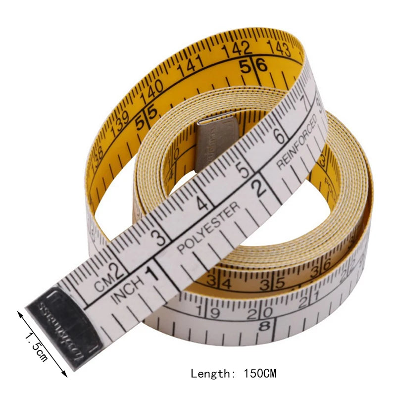 1.5M Soft Sewing Ruler Meter Sewing Measuring Tape Body Measuring Clothing Ruler Tailor Tape Measure Sewing Kits