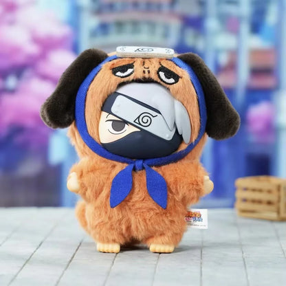 HOT!!Shippuden Beast Party Series Cute Plush Doll Toy Cartoon Backpack Pendant Anime Peripheral Gift Box Naruto Blind Box Gift