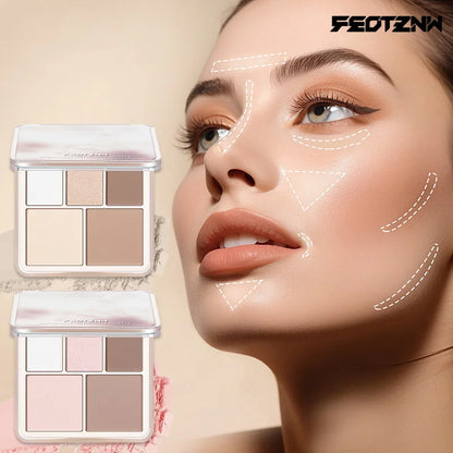Feotznw Light and Shadow 3D Contusion High Disc Matte Comprehensive five-color Disc Profile and Nose shadow integrated