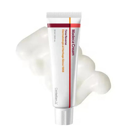 Madeca Time Reverse Cream 50ml Korean Anti-Aging Face Moisturizer with Centella Asiatica Reduces Wrinkles Firms Hydrates