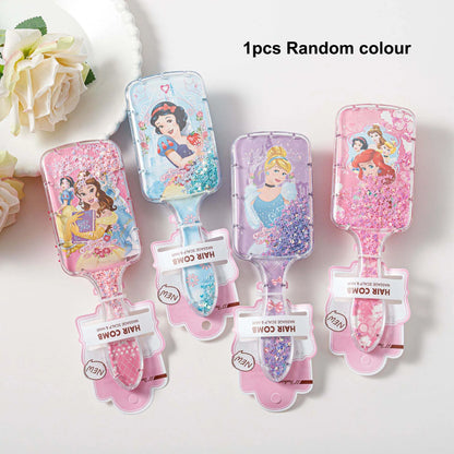 Disney Frozen Elsa Minnie Mickey Mouse Air Cushion Massage Combs Children Comb Hair Brush Hairdressing Tool Girls Christmas Gift