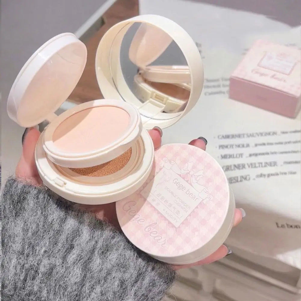 Gege Bear Air Cushion BB Cream Concealer Moisturizing Waterproof Long Lasting Natural Brighten Oil Control Liquid Foundation