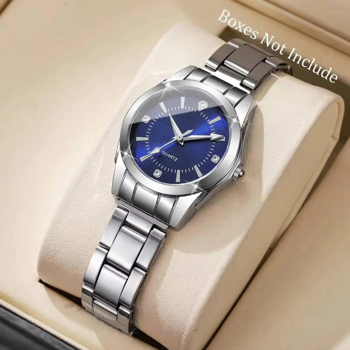 Fashion Rhinestone Women Watches Casual Quartz Wrist Watches For Ladies Clock Reloj Mujer（Without box）