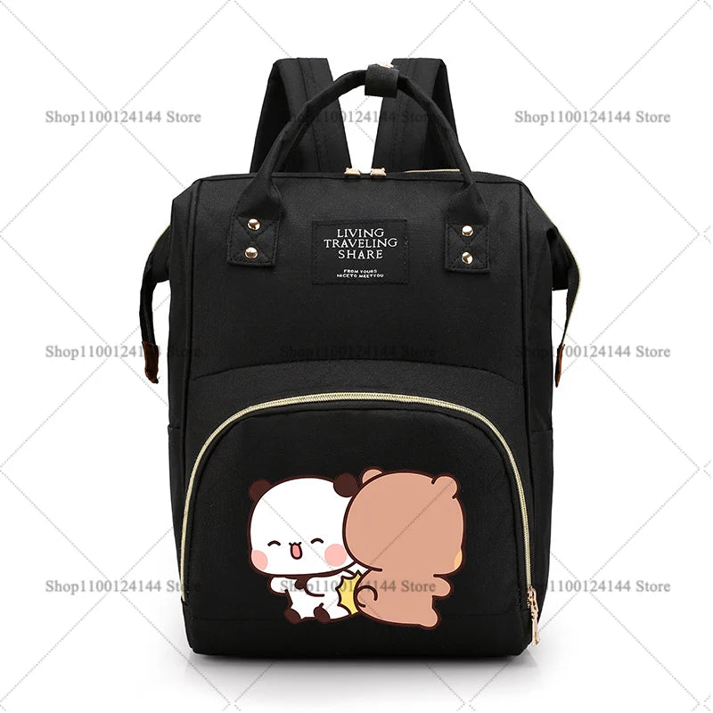 Bubu Dudu Backpack Bag Mummy Yier Bear Panda Bag Mom Baby Multi-function Waterproof Outdoor Travel Diaper Bags for Baby Care