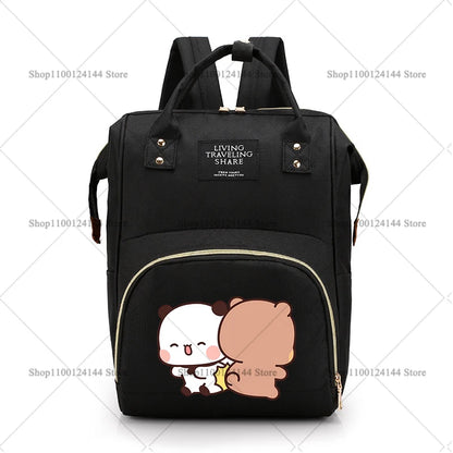 Bubu Dudu Backpack Bag Mummy Yier Bear Panda Bag Mom Baby Multi-function Waterproof Outdoor Travel Diaper Bags for Baby Care