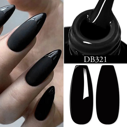 Mtssii 6ML Chocolate Color Gel Nail Polish Brown Semi Permanent UV Gel Autumn Winter Popular Soak Off Nail Art Gel Varnishes
