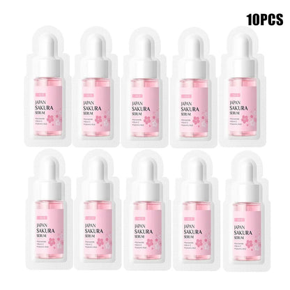 Sakura Skin Care Set Face Cream Serum Toner Facial Cleanser Sunscreen Eye Cream Face Skin Care Set Product Gift Daily Skin Care