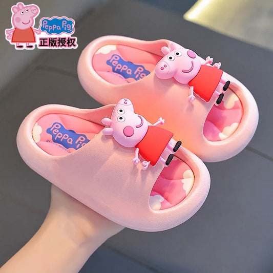 Peppa Pig Summer Girls' Sandals 2025 New style Non slip Indoor Bathing Slippers for Children at Home