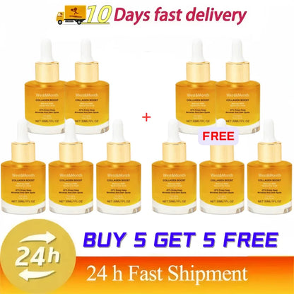30ml Facial Collagen Serum Whitening Moisturising Fade Fine Lines Anti Wrinkle Anti Ageing Rejuvenate Your Face Cosmetics