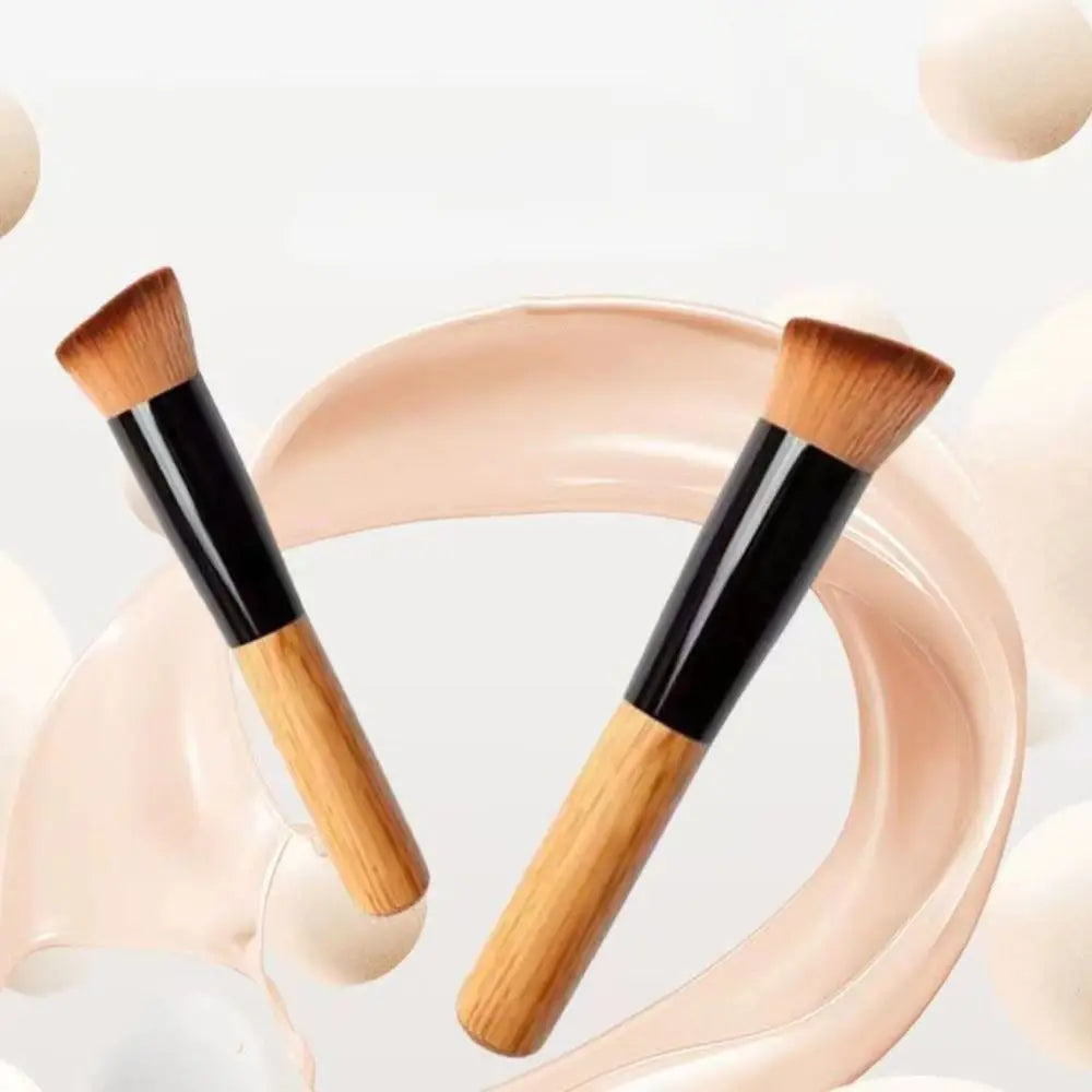 Portable Angled Makeup Brushes Flat Top Multifunctional Concealer Makeup Brushes Professional Soft Cosmetic Makeup Tool