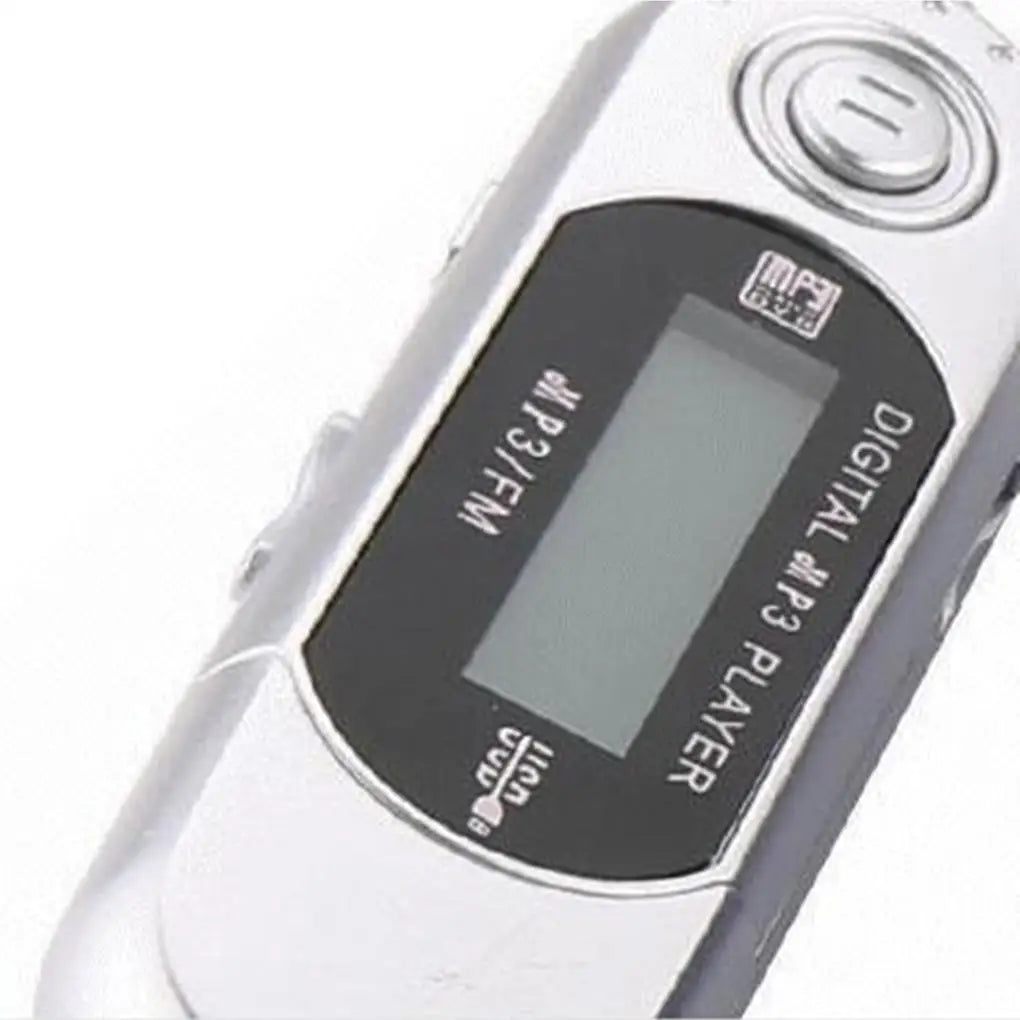 Mini MP3 Player USB 2.0 Small Flash Drive Multilanguage LCD Music Player with 3.5mm Audio Jack Automatic Shutdown High Quality