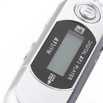 Mini MP3 Player USB 2.0 Small Flash Drive Multilanguage LCD Music Player with 3.5mm Audio Jack Automatic Shutdown High Quality