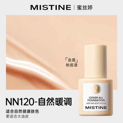 Mistine Liquid Foundation Matte Oil-control Longlasting Waterproof Sweatproof Primer High Concealer Mineral  Makeup Base 30ml