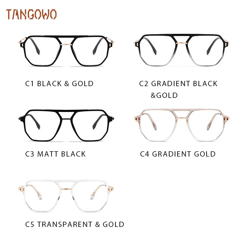 TANGOWO Prescription Glasses for Men Eye-glasses -1 Lunette Myopia Eyeglasses Photochromic Lenses Man Women's Eyepieces Eyewear