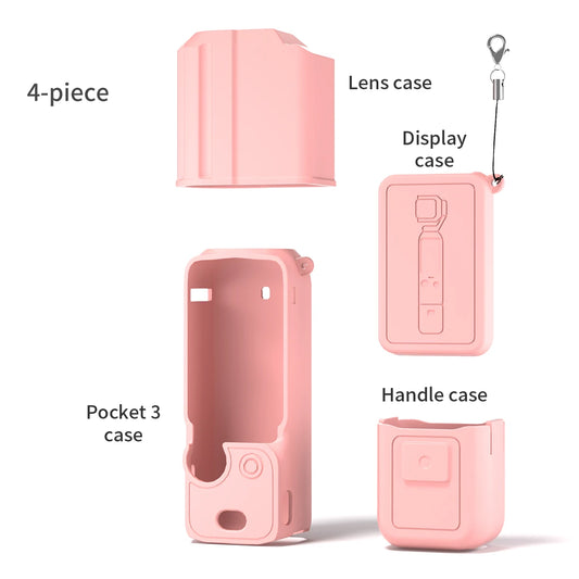 Silicone Case for DJI OSMO Pocket 3 Protective Cover Pocket3 dji Accessories Quality Material case for Osmo Pocket 3