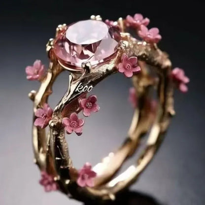 New jewelry, exquisite decoration, fashionable butterfly pattern women's ring