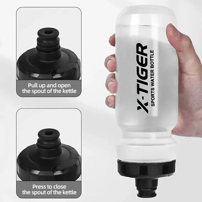 X-TIGER Cycling Water Bottle Mountain Road Bicycle Squeeze Cup 650ml Outdoor Sports Portable Bike Bottle Cycling Equipment