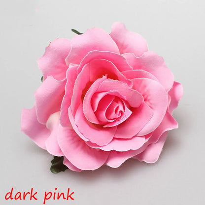Fashion Festival Elegant Bridesmaid Hair Jewelry Bridal Flower Hair Clip Double Rose Hairpin Wedding Accessories