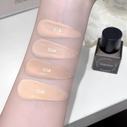 Gege Bear Clear Flawless Foundation, Natural, Hydrating, Long-Lasting, Coverage for Dry and Oily Skin Types to Even Skin Tone