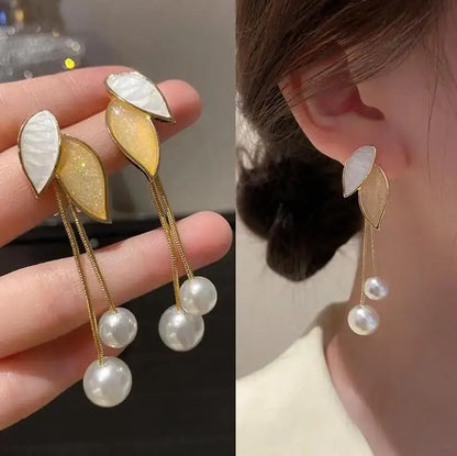 925 Silver Needle Purple Butterfly Long Tassel Earrings For Women Jewelry 2026 Trending Korean Fashion Luxury Crystal Earrings