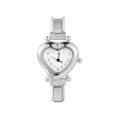 Fashion Women DIY 9mm Width Italian Elastic Charm Stainless Watch Bracelet Bangle For Party Friend Wife Birthday Jewelry Gifts
