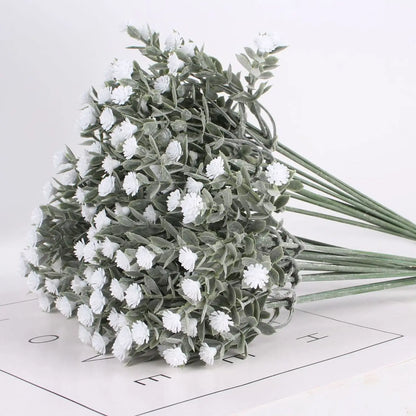 Arrangement Wedding Bouquet Floral Babysbreath Gypsophila Fake Flowers Artificial Flowers