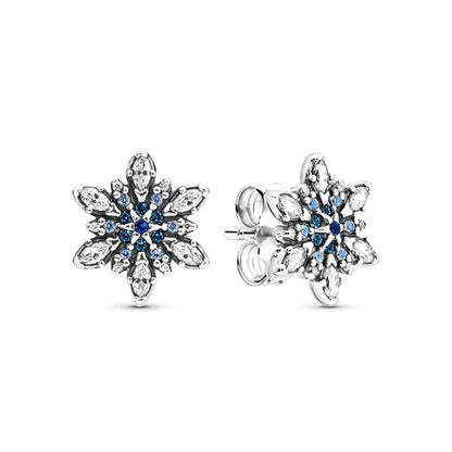 TOGORY Newest Rose Gold Brand Stud Earrings For Ladies Women Crown Love Round Earrings Jewellery Birthday Gift Special Offer