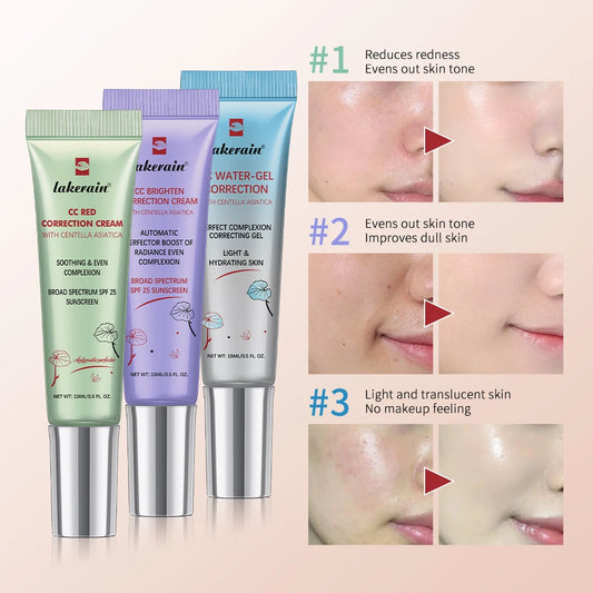 CC Cream Korea Centella Change Color Moisture Cream Makeup Foundation Full Coverage Magic Foundation Covering Korean Makeup