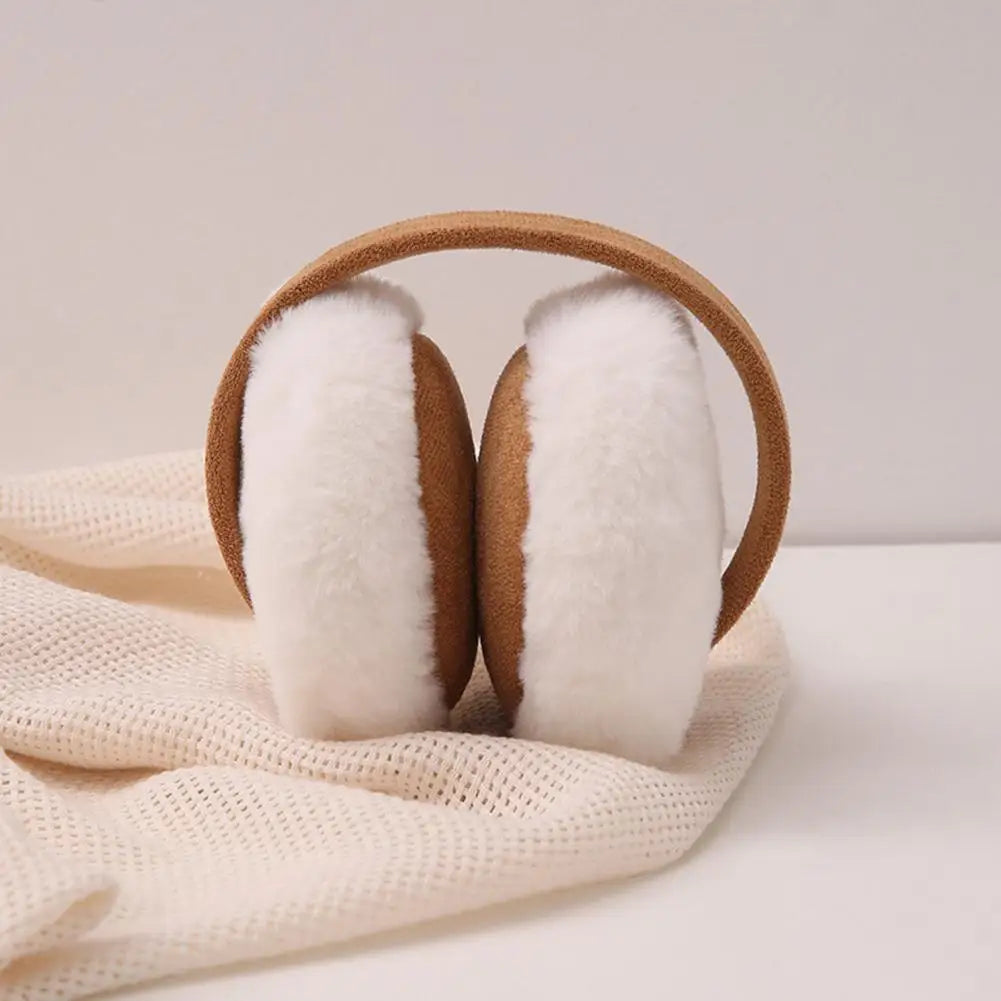 2024 Winter Women Earmuffs Folding Winter Warm Earmuffs Fashion Solid Color Earflap Outdoor Cold Plush Ear Warmer