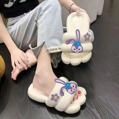 New 2025 Women's Slippers Indoor Home Bathing Anti-slip Deodorant Outdoor Wearable Slip-resistant Home Comfortable PVC Material