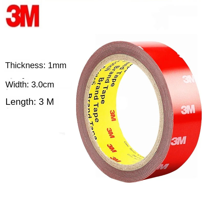 3M VHB Strong Double Sided Adhesive 3M 4229P 5-50mm Waterproof Traceless Foam Adhesive Tape For Car Home Indoor High Temperature
