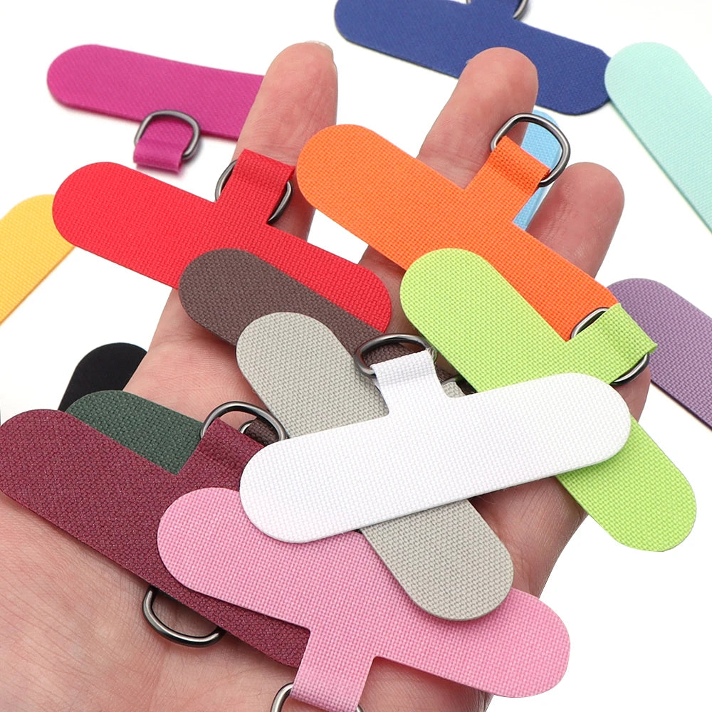 Universal Mobile Phone Lanyard Straps Gasket Anti-lost Nylon Detachable Phone Hanging Cord Patch Replacement Sling Tether Pad