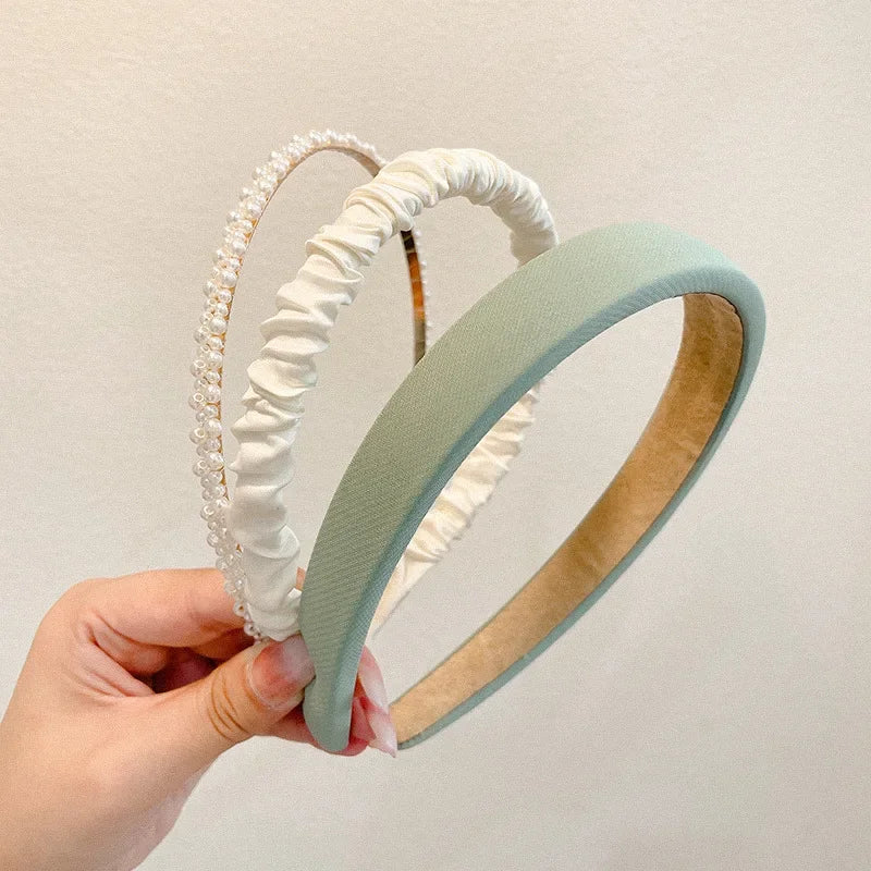 3pcs Set Fashion Girls Women Cloth Hair Bands Headdress Headband Girls Hairband Hair Hoop Female Hair Accessories Headwear