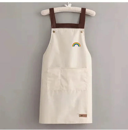 Kitchen Household waterproof and antifouling large pocket hotel restaurant coffee shop food Western pastry work clothes apron