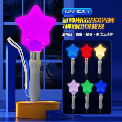 Lightstick Kpop Light Glow Stick Luminous Support Rod Concert Glow in The Dark Glowing Material Idol Concert Party 응원봉