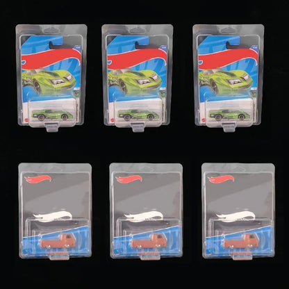 Clear Plastic Car Toy Display Case Hotwheels Protective Shell Boulevard Team Transport Model Card Storage Display Box Showcase